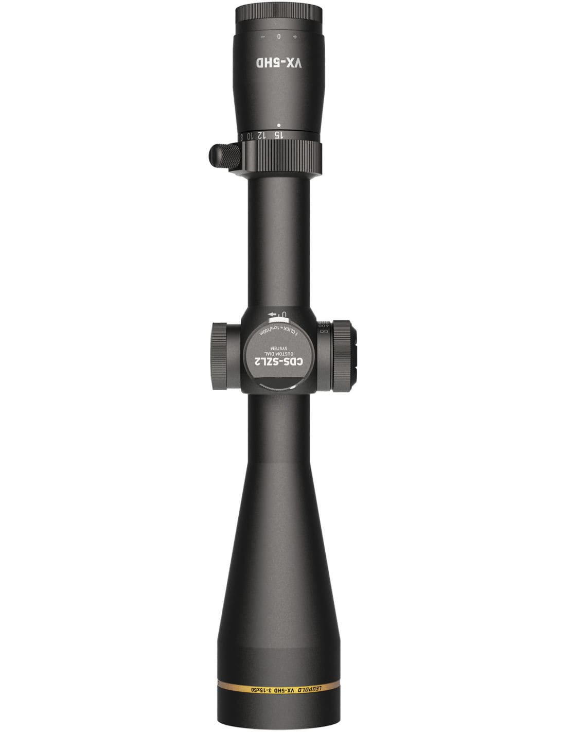 Visor LEUPOLD VX-5HD GEN 2 3-15x50 CDS-SZL2 Side Focus Metric FireDot 4 Fine ilum. - Imagen 5